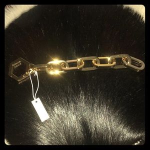 Tory Burch Gold Tone Link Bracelet